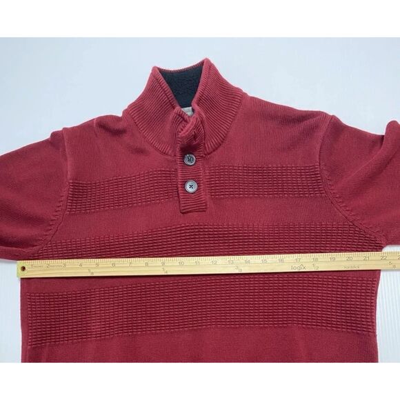 Tricots St. Raphael Henley Sweater Men's size XL Long Sleeve Knit 1/4 Button - Picture 4 of 7